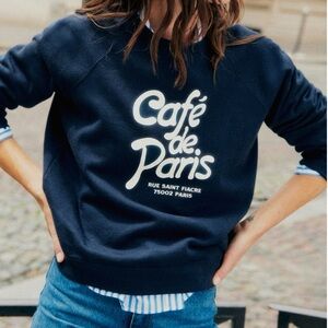 Sézane Café de Paris sweatshirt